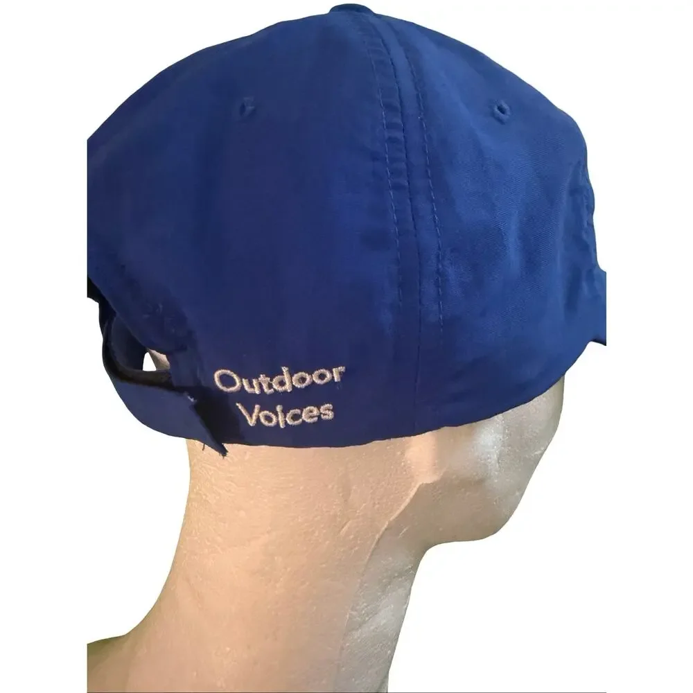 Outdoor Voices Y’all Blue Adjustable Dad Hat Cap Made in USA Embroidered